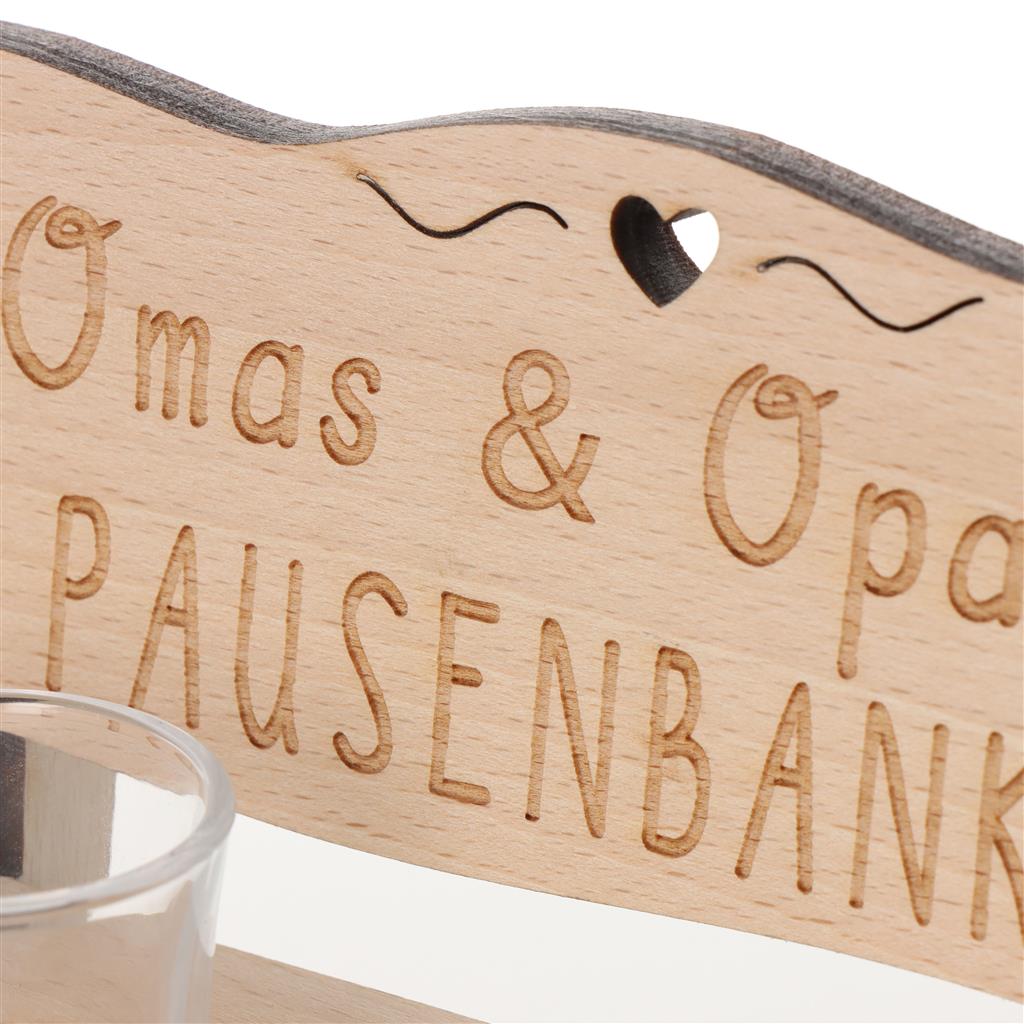 Schnapsbank 2er "Opas Pausenbank"