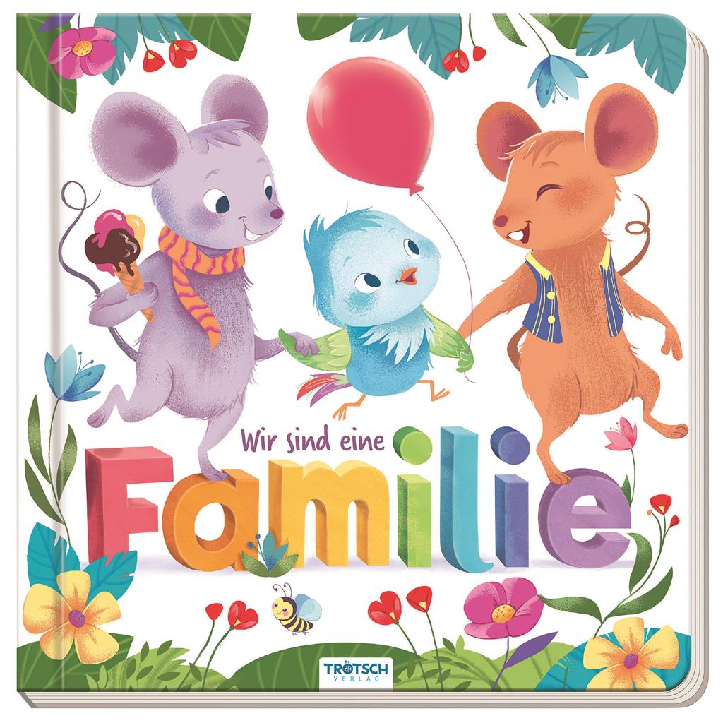 Pappenbuch "Wir sind eine Familie"