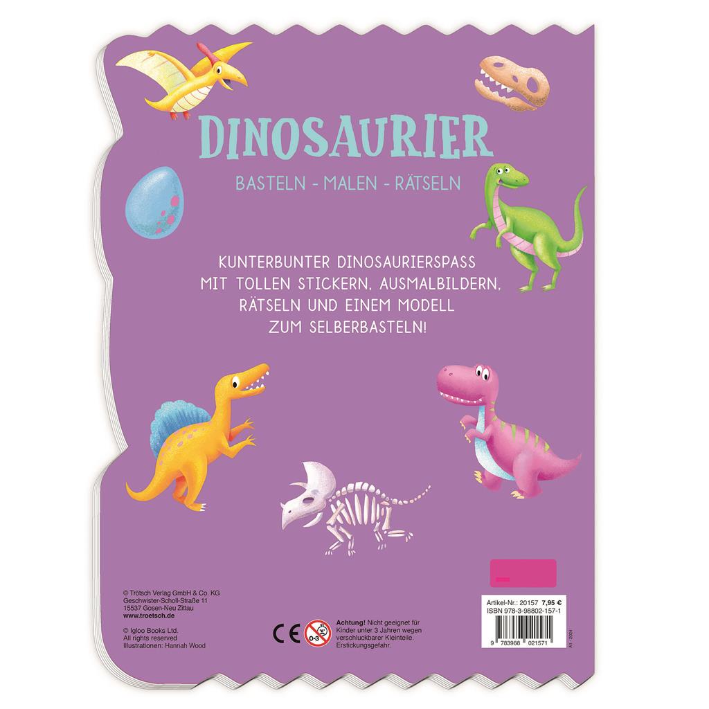 Beschäftigungsbuch "Dinosaurier"