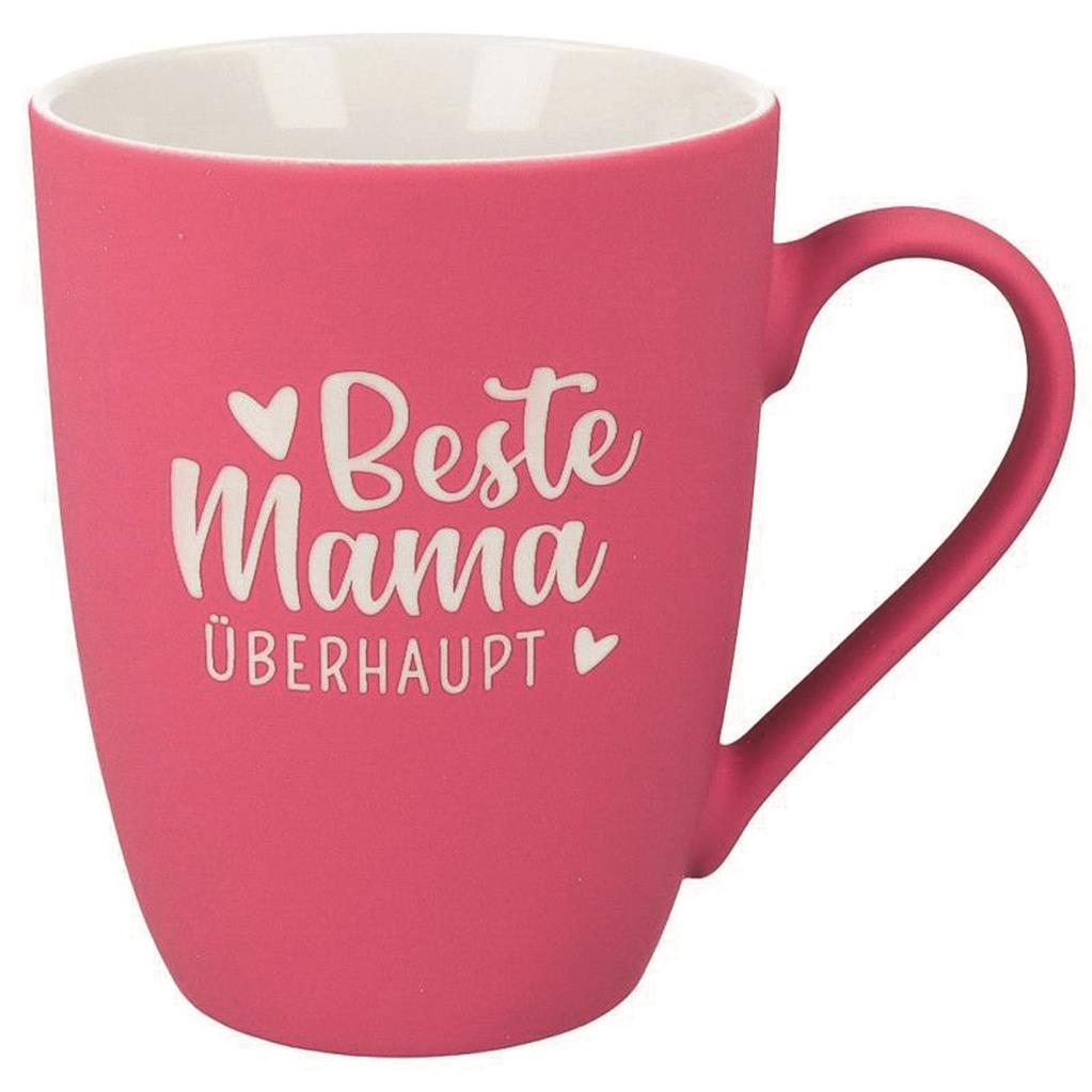 Soft-Touch Tasse "Beste Mama überhaupt"