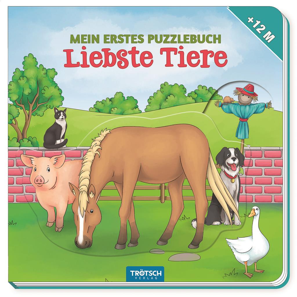 Puzzlebuch Liebste Tiere, 14x14cm