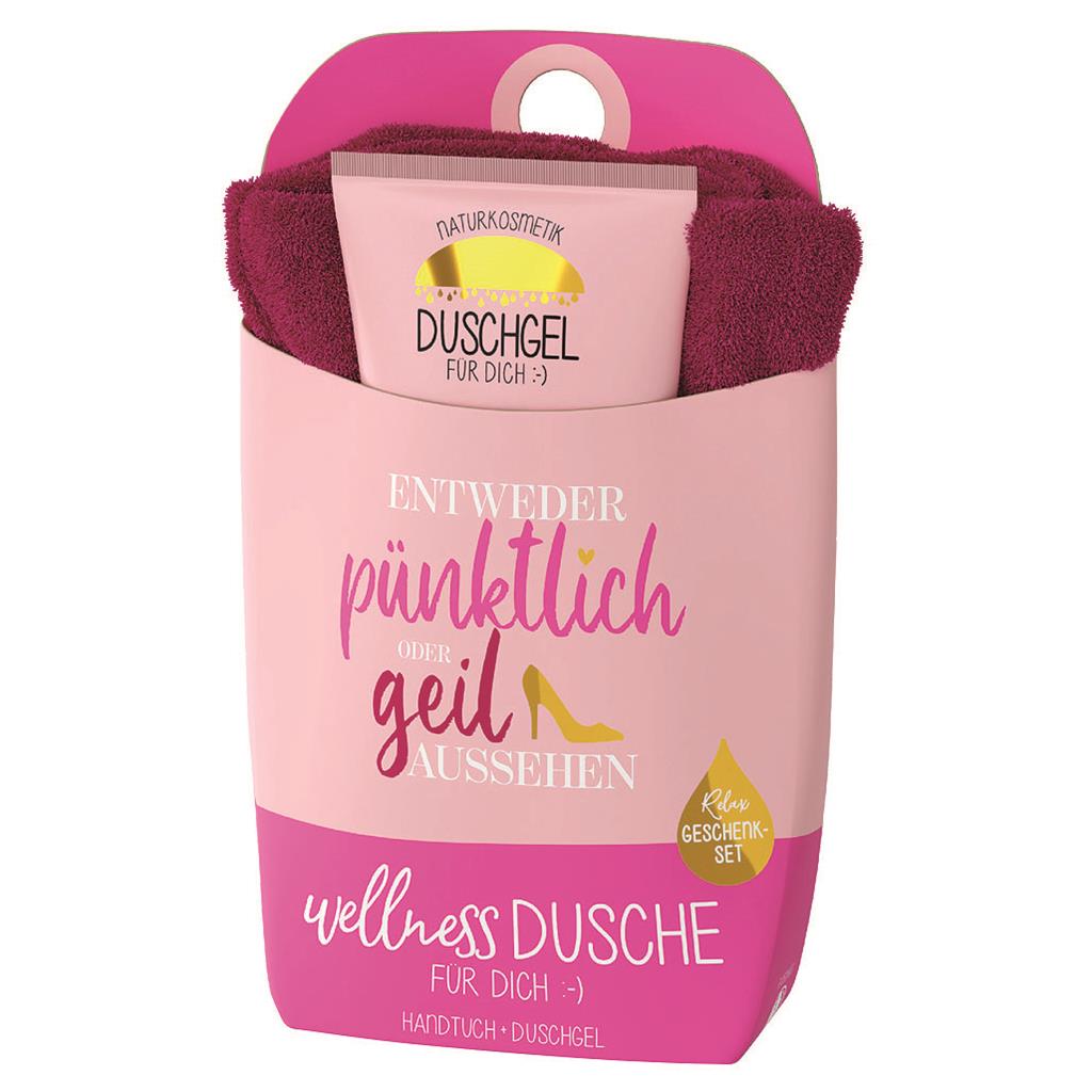 Wellnessdusche Entweder pünktlich, Pumps