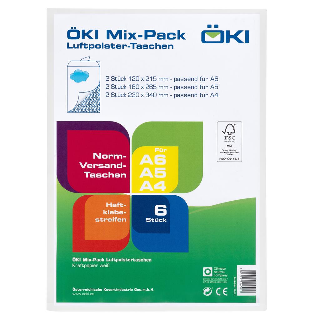 ÖKI Mix-Pack, Luftpolster 6er Pkg.