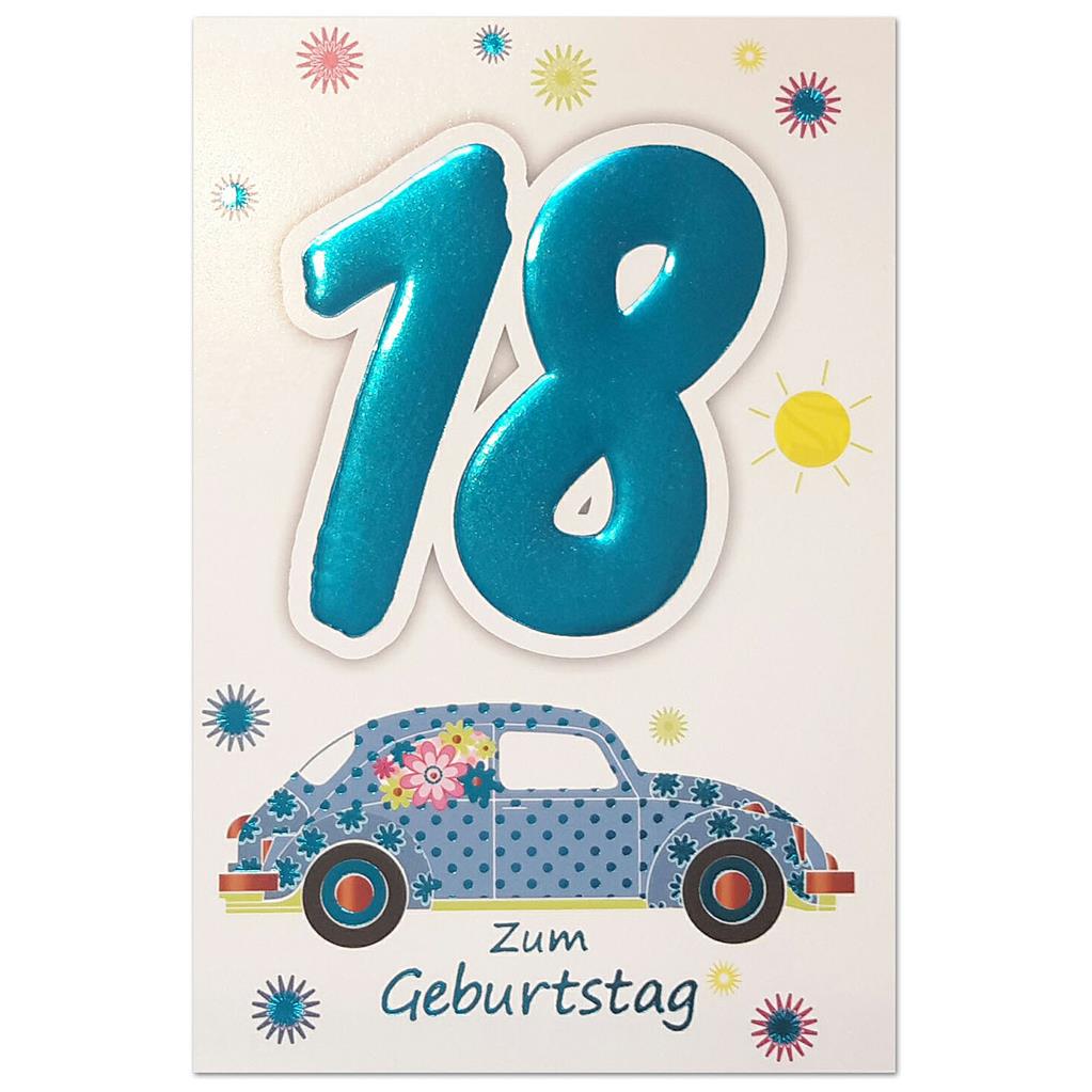 Bil. Geburtstag Alter "18"