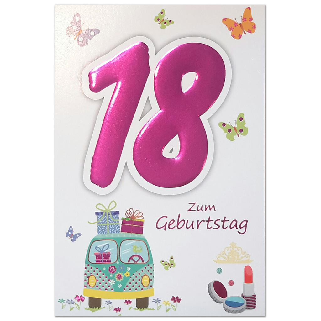 Bil. Geburtstag Alter "18"