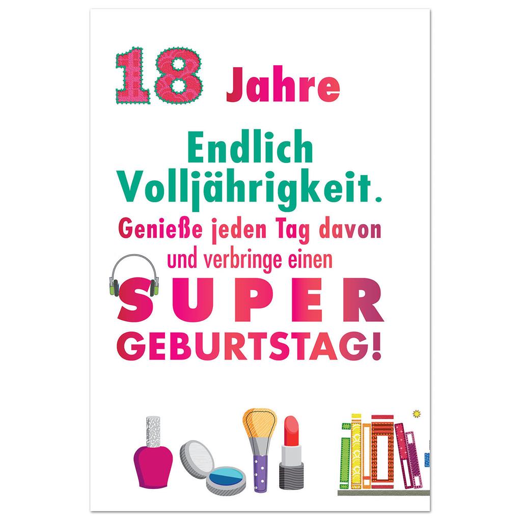 Bil. Geburtstag Alter "18"