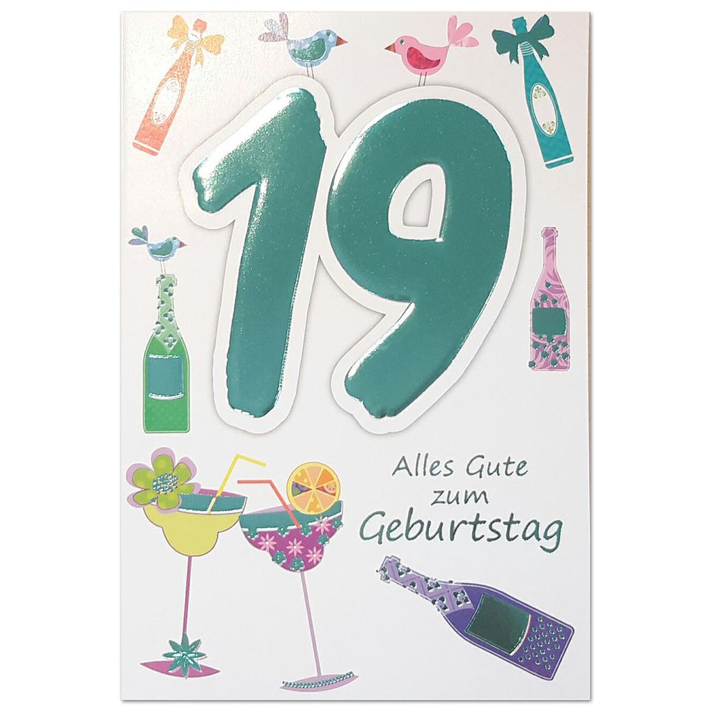 Bil. Geburtstag Alter "19"