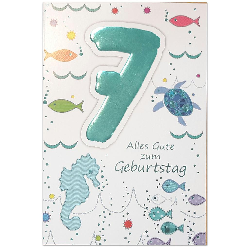 Bil. Geburtstag Alter "7"