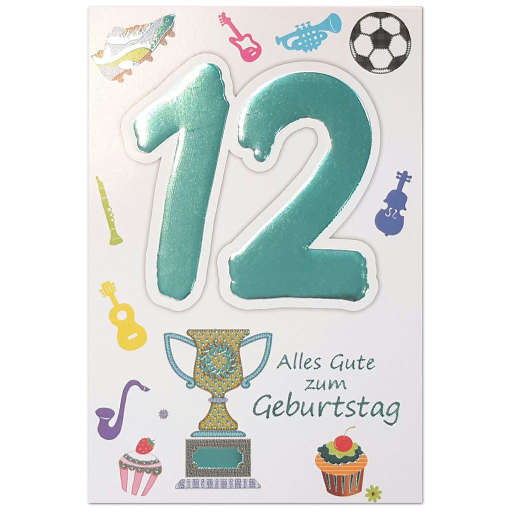 Bil. Geburtstag Alter "12"