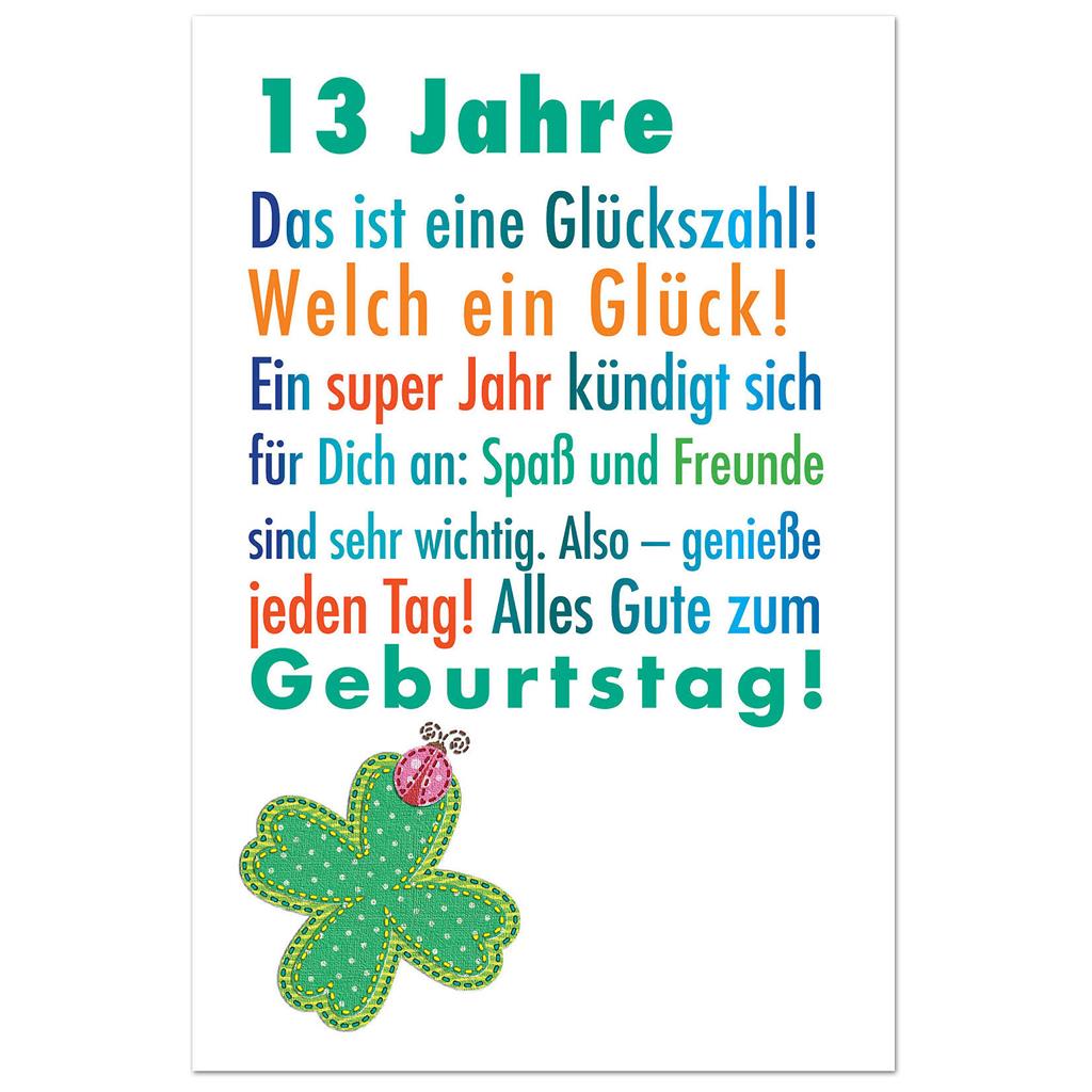 Bil. Geburtstag Alter "13"