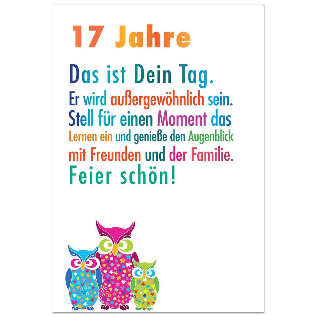 Bil. Geburtstag Alter "17"