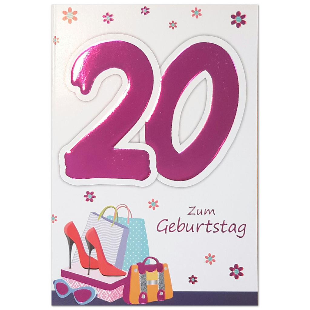 Bil. Geburtstag Alter "20"