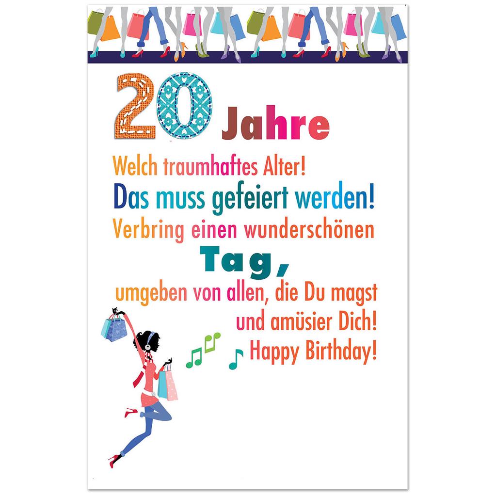 Bil. Geburtstag Alter "20"