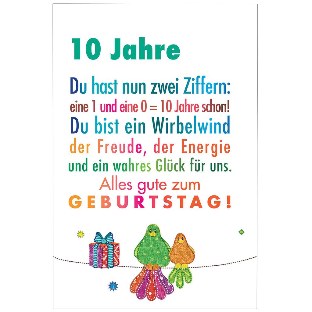 Bil. Geburtstag Alter "10"