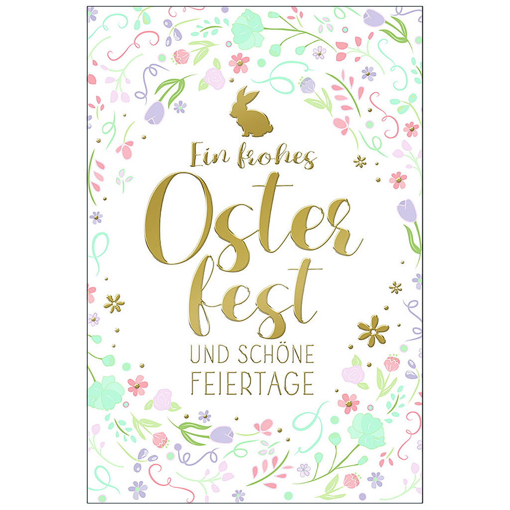 Bil. Ostern Bunte Blüten Osterfest