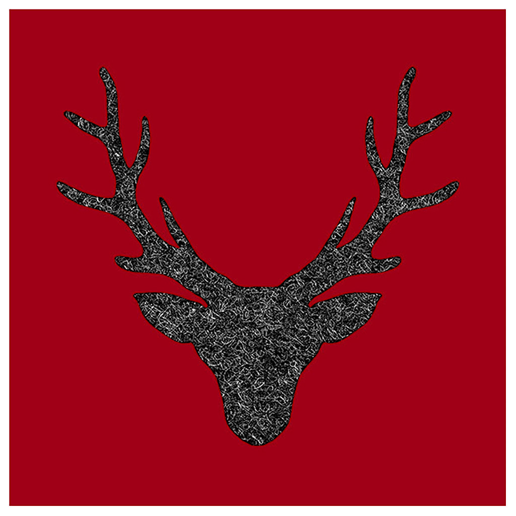 Servietten 20er Stag head red, 33cm