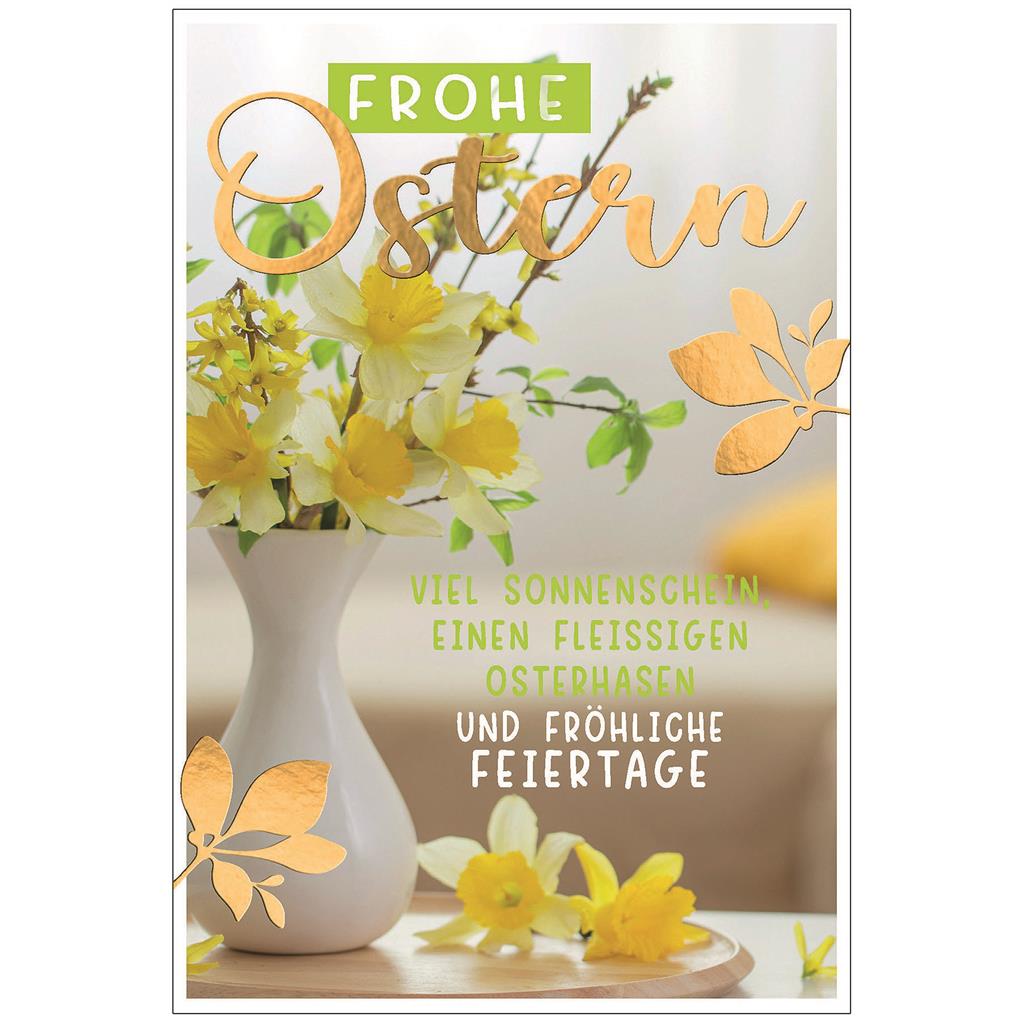 Bil. Ostern Blumenstrauß gelb