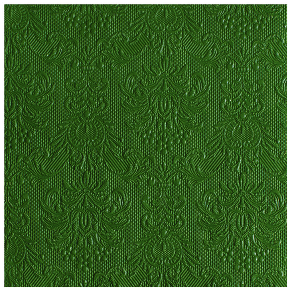 Servietten 15er Elegance dark green, 40cm