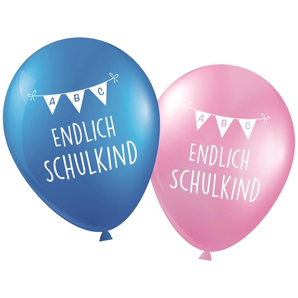 Luftballons "Schulkind" 6er