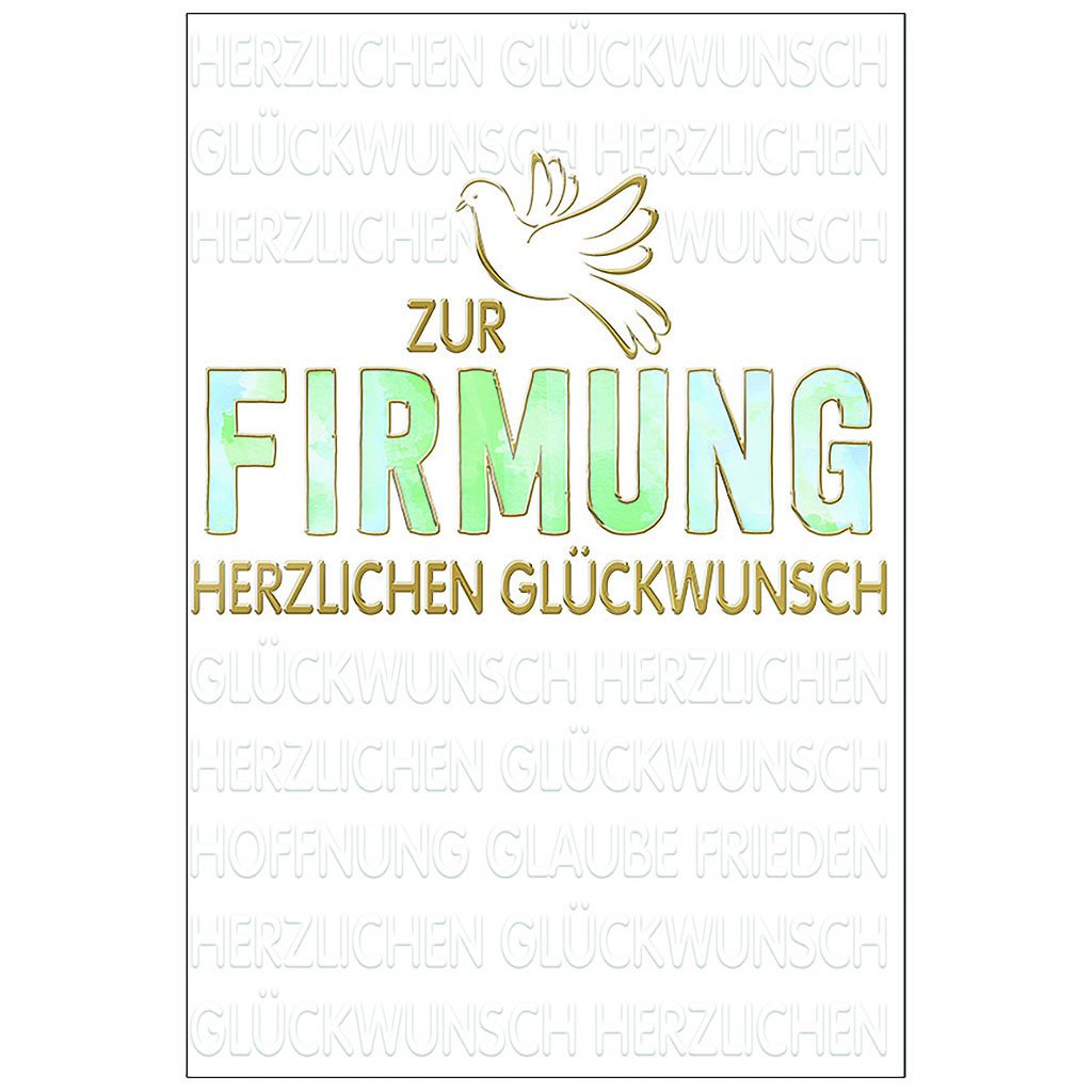 Bil. Firmung Herzlichen Glückwunsch