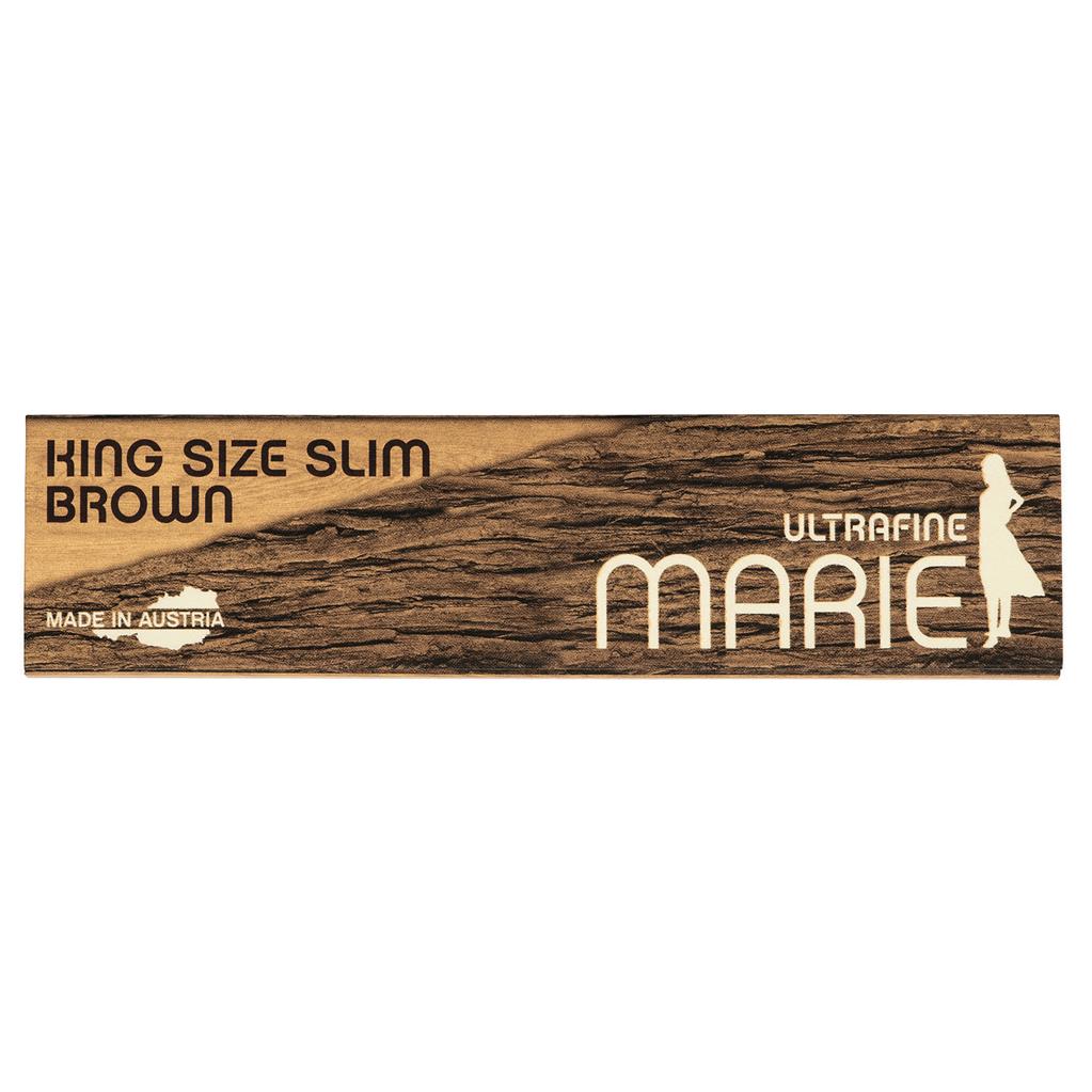 MARIE King Size Slim Brown, 34 Blatt