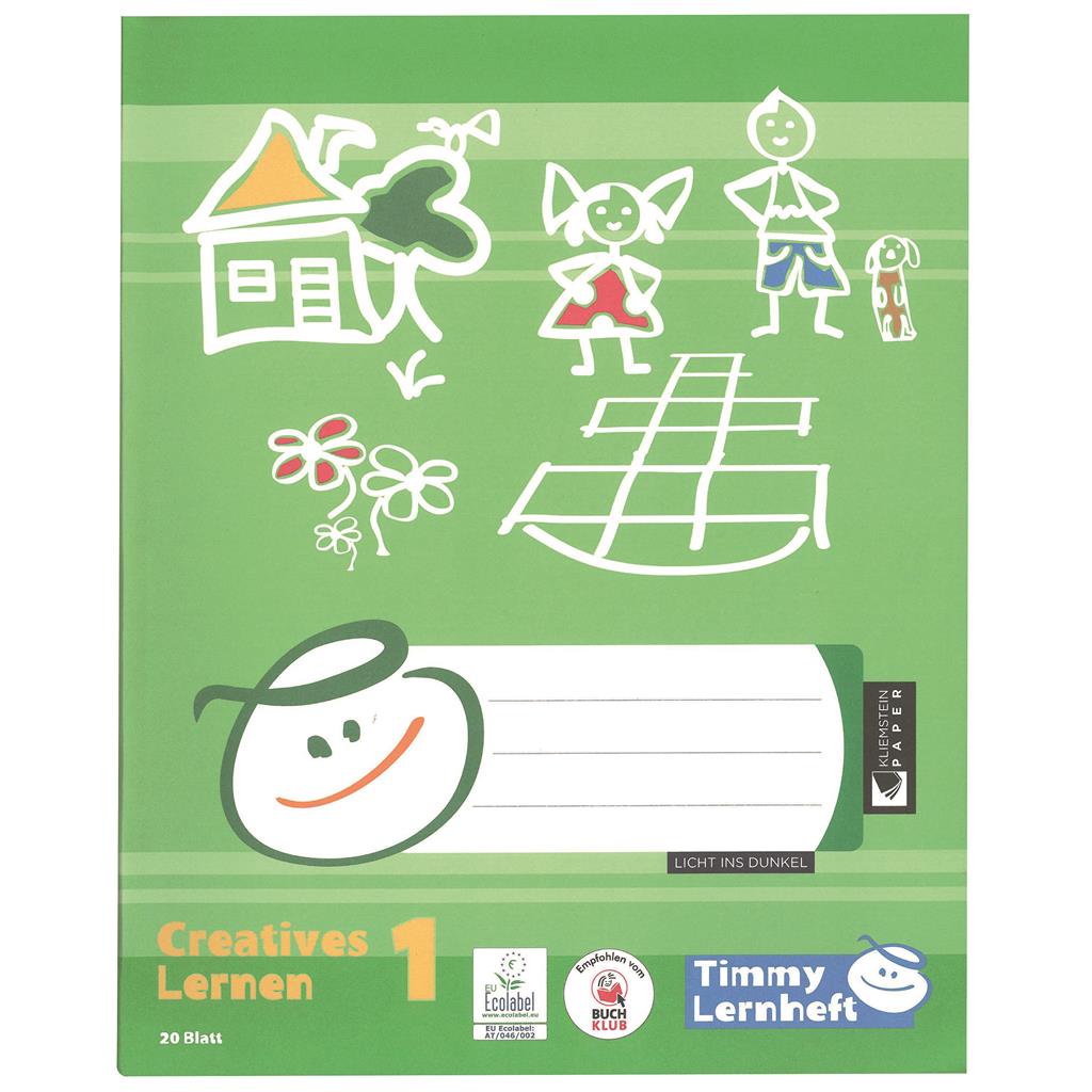 TIMMY-Lernheft Creatives Lernen 1, Quart, 20 Bl