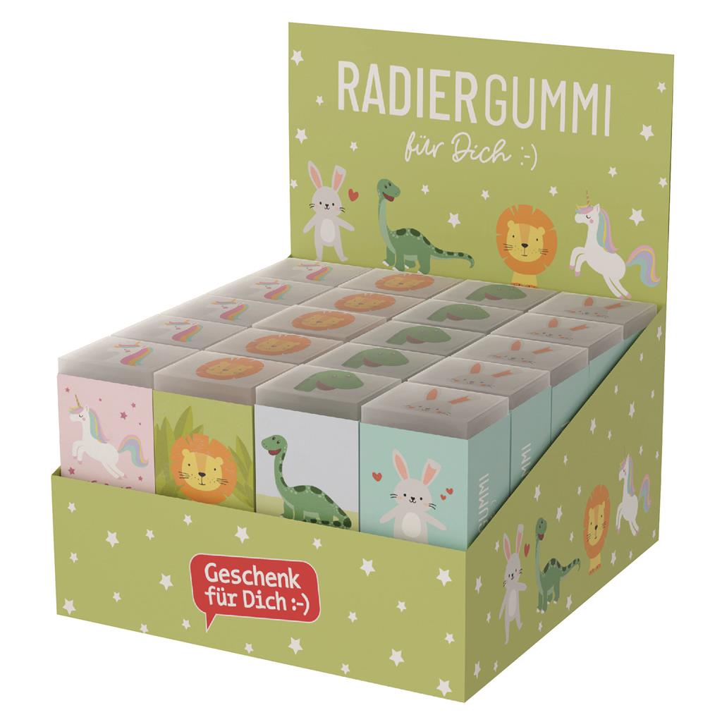 Radiergummi Paket 4x6, Lieblinge