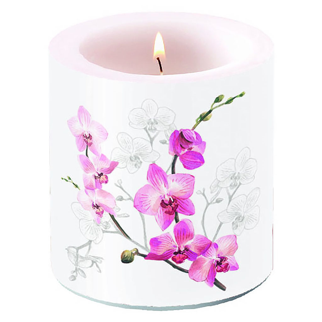 Kerze "Orchid" klein