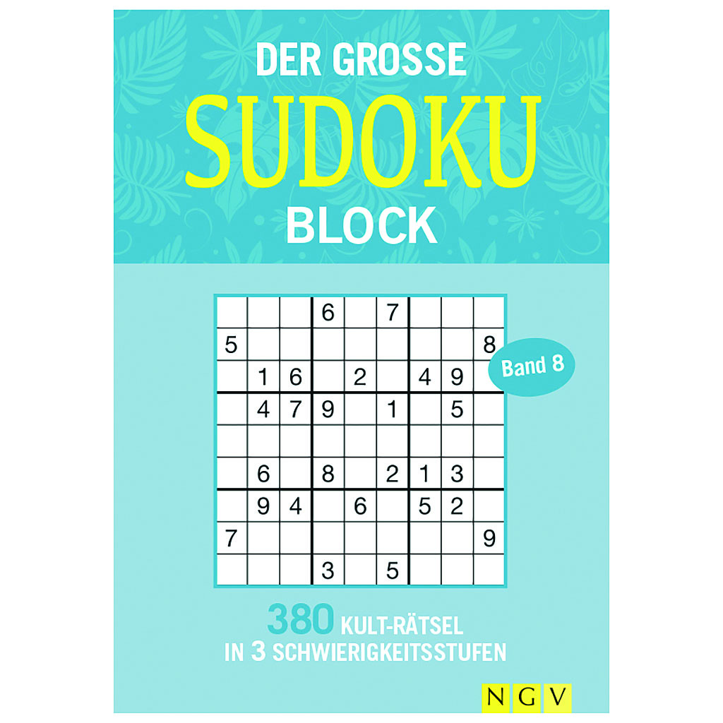 Sudokublock Band 8, 224 Seiten