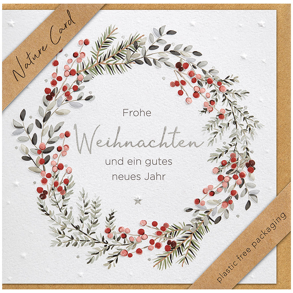 Bil. Nature Card Weihnachtskranz