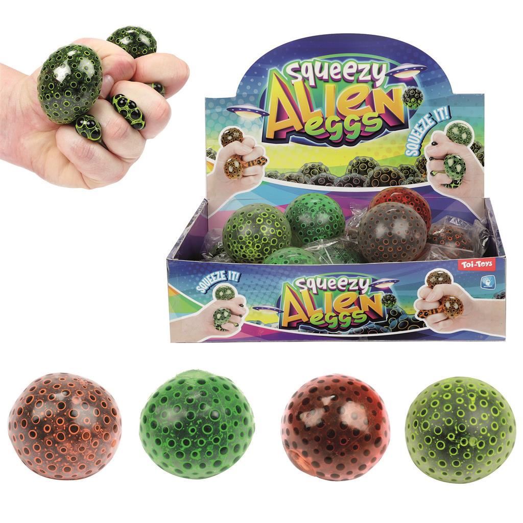 Quetsch-Ball Alien 5,5 cm