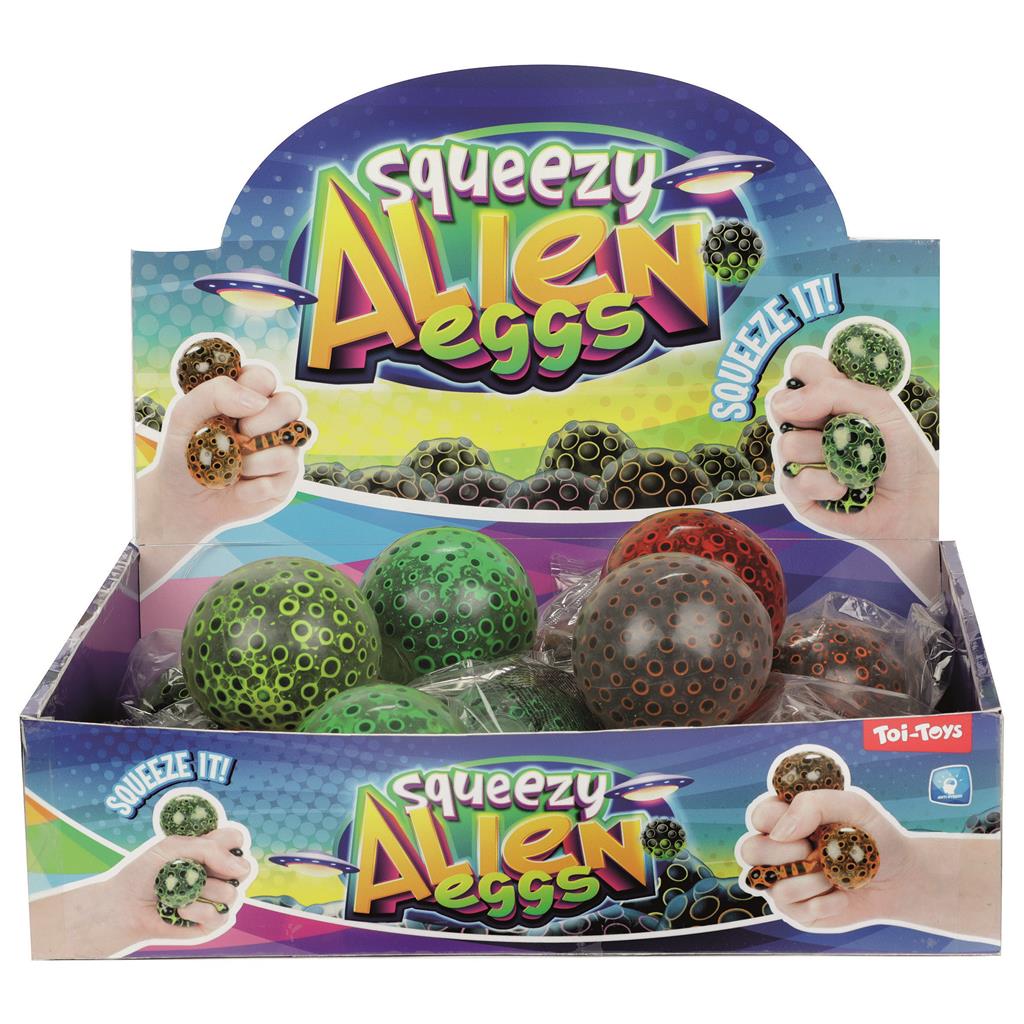 Quetsch-Ball Alien 5,5 cm