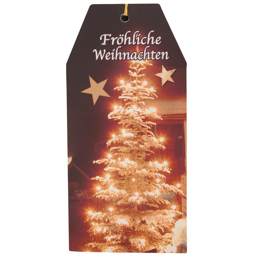 Geschenkanhänger "Weihnachten" traditonell