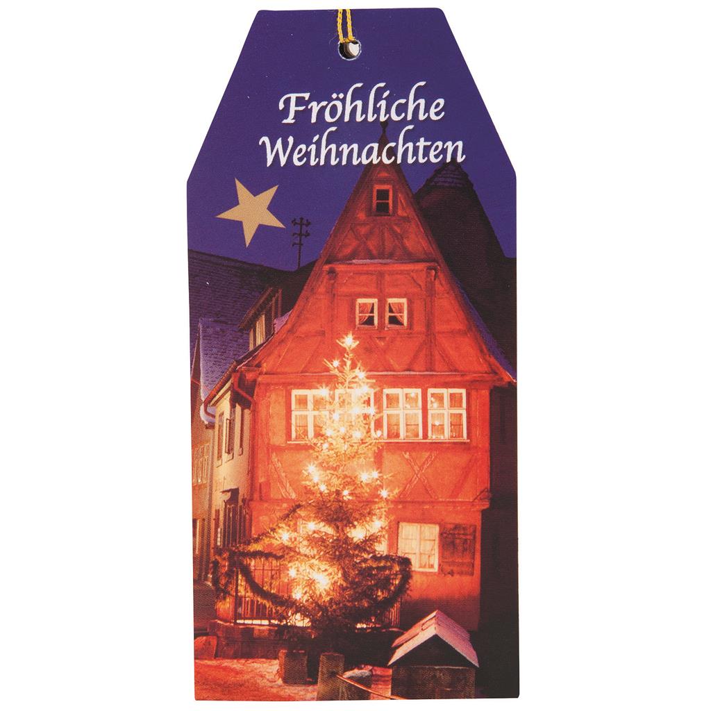 Geschenkanhänger "Weihnachten" traditonell