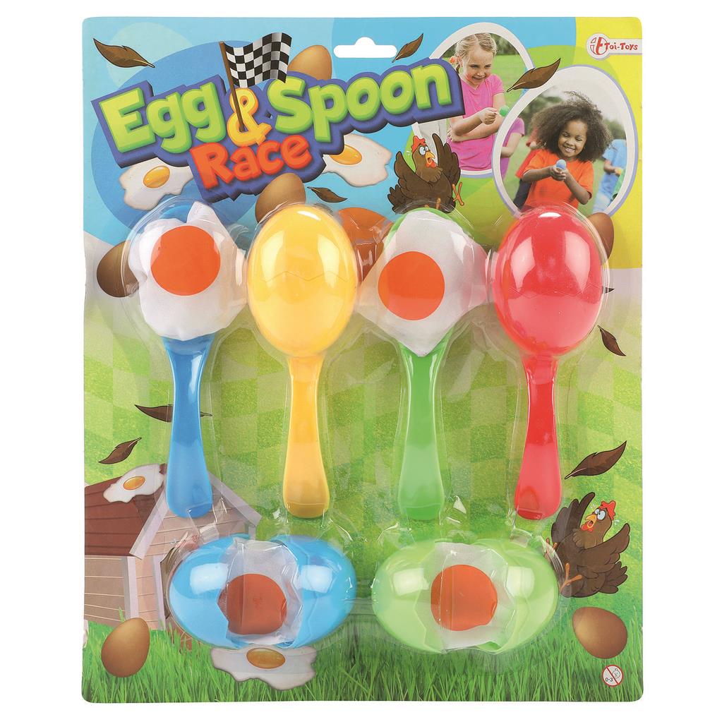 Eierlauf - 4 Löffel & 4 Eier
