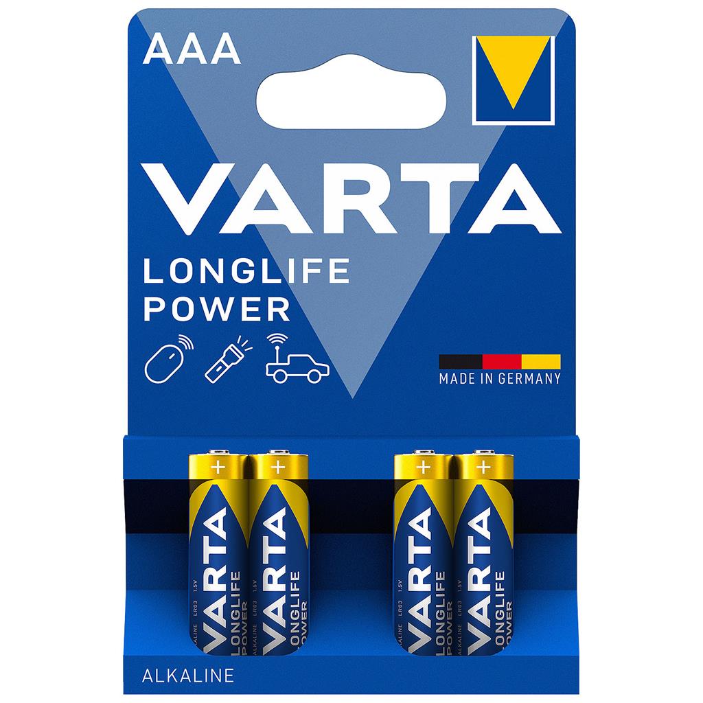 VARTA LONGLIFE Power Micro AAA, 4er BL