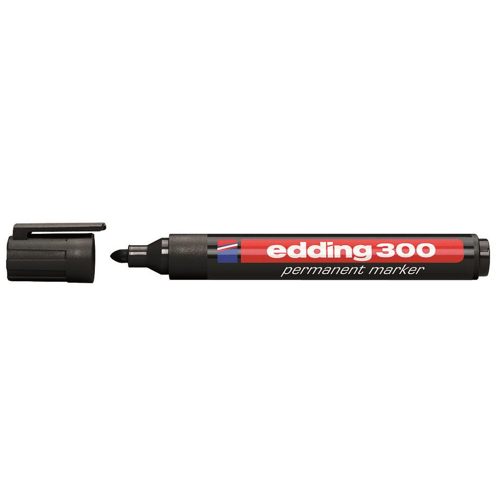 edding 300 permanent marker schwarz