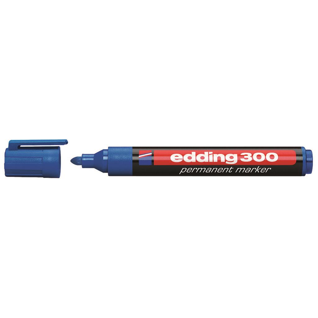 edding 300 permanent marker blau