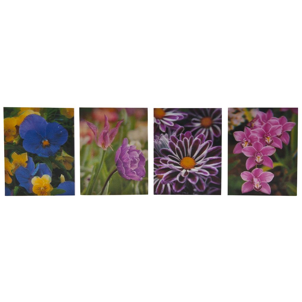 Notizblock 40 Blatt Blumen sortiert