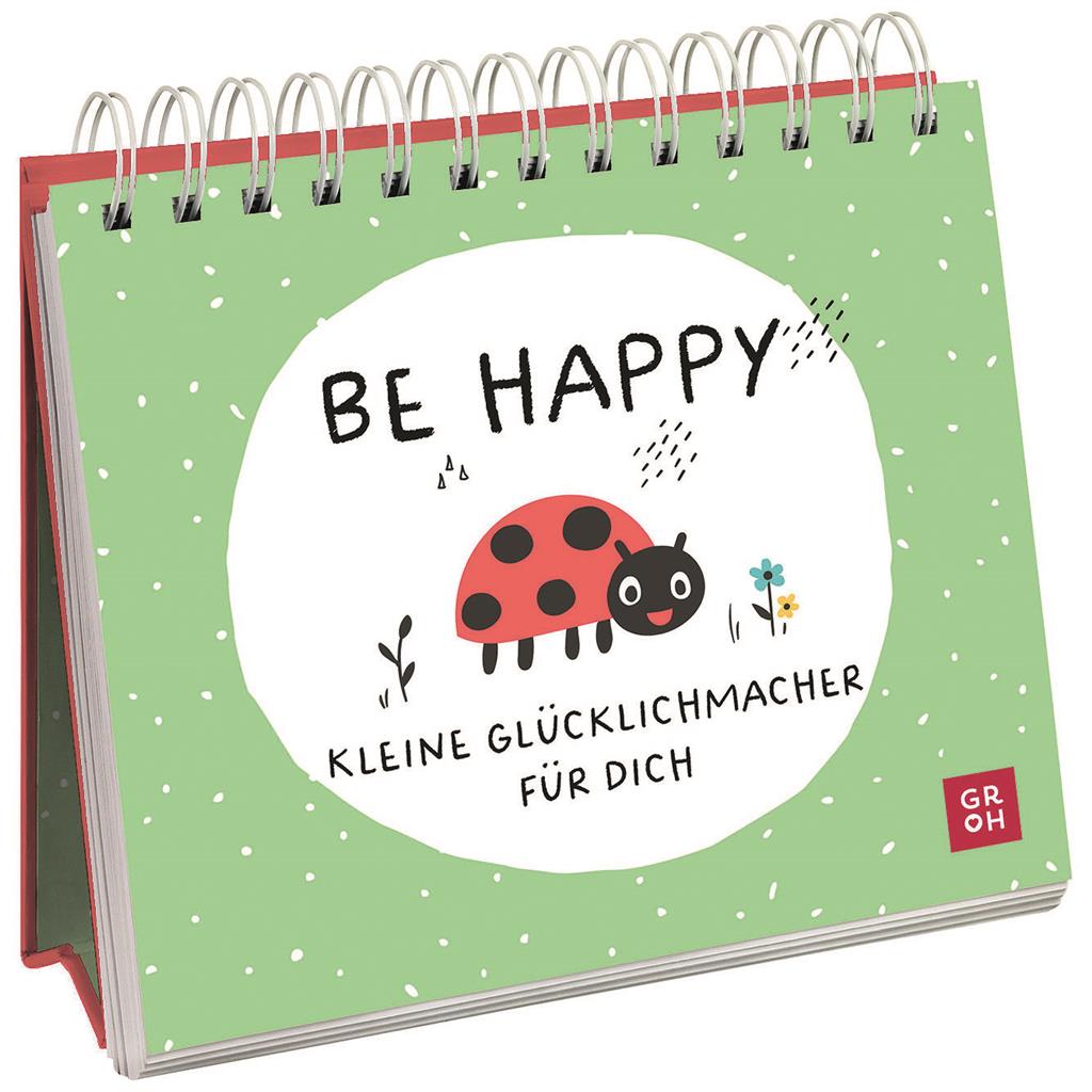 Aufstellbuch "Be happy"