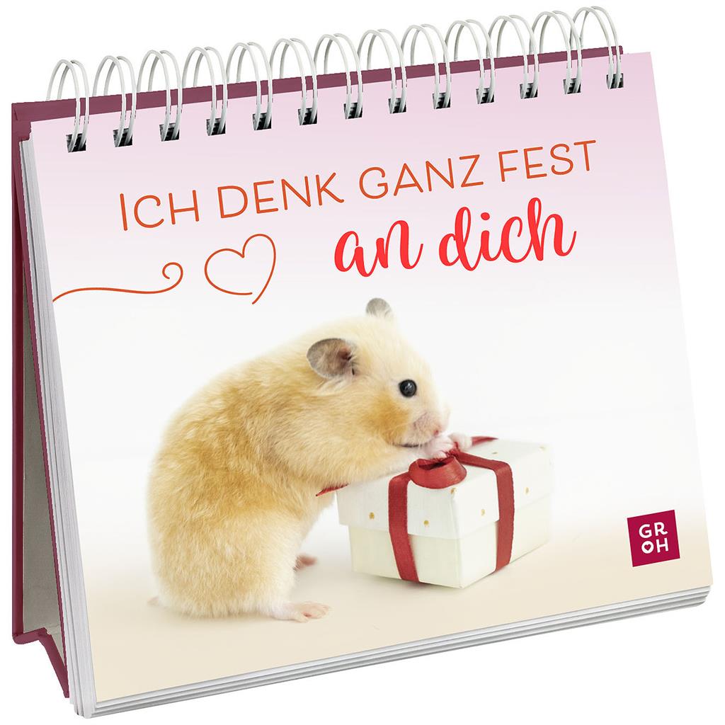 Aufstellbuch "Ich denk ganz fest an Dich"