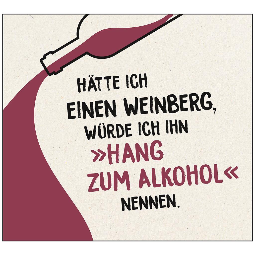 Aufstellbuch "Nur ein offener Wein..."