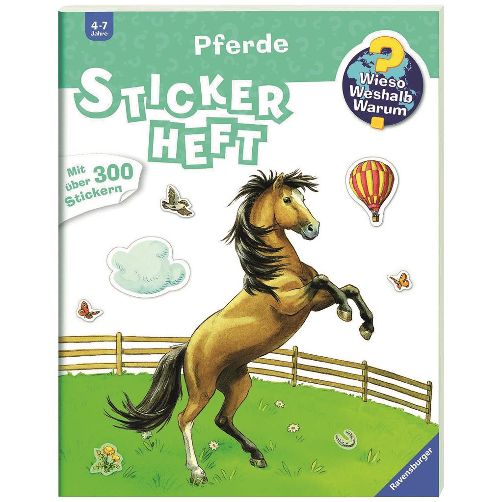 Rav. WWW Stickerheft: Pferde