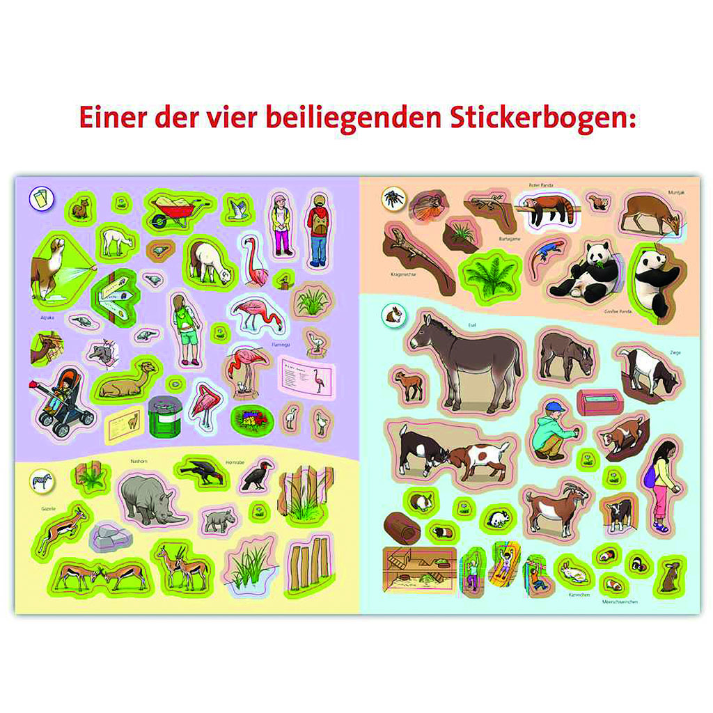 Rav. WWW Stickerheft: Im Zoo