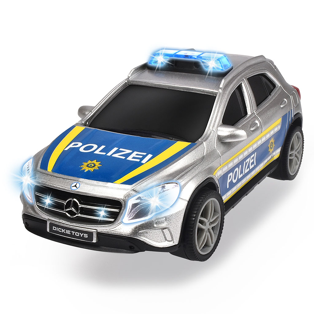 Polizeiauto mit Licht & Sound, 15cm