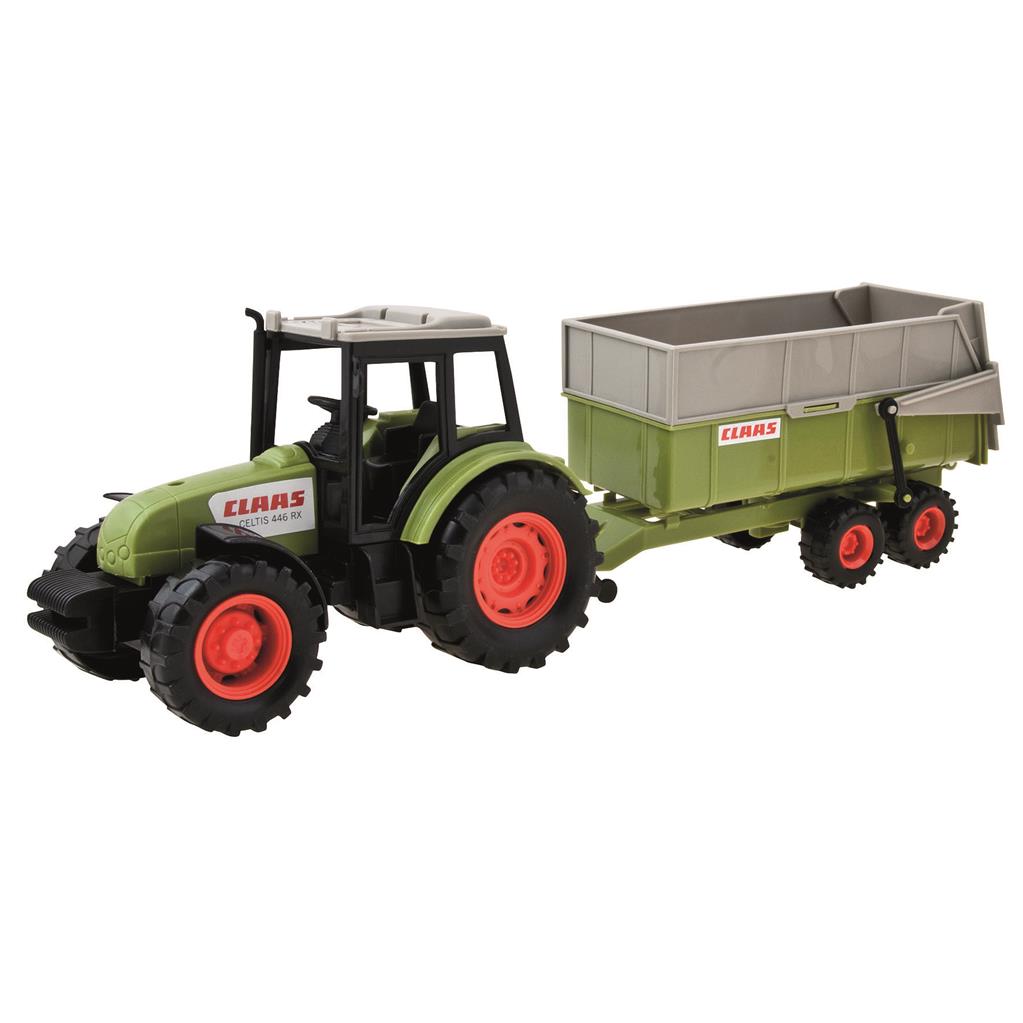 Claas Traktor mit Anhänger 36cm