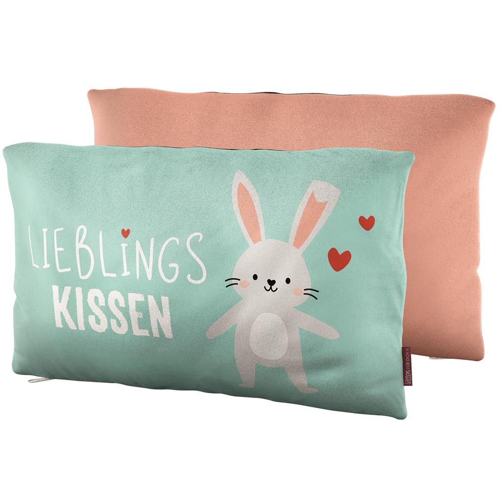 Kissen 23x40cm Hase