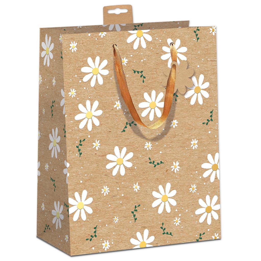 Geschenktasche "Blumen" mittel