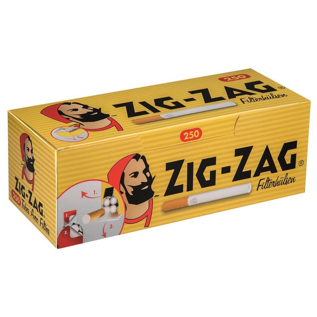 ZIG-ZAG Zigarettenhülsen, 250 Stück