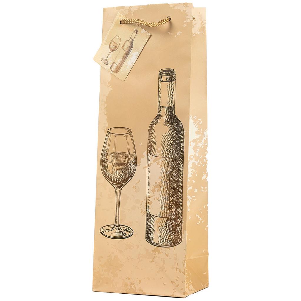 Geschenktasche Flasche Jumbo - Wein